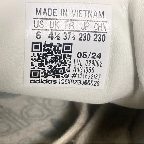 Adidas Samba OG Linen Green Metallic Women’s Size 6 (IG1965) - Picture 6 of 6